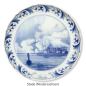 Preview: Set of Five Nuclear Plates made of Porcelain