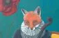 Mobile Preview: Art Print with Fox Motif on Non-Woven Paper