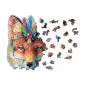 Mobile Preview: Farbenfrohes Holz-Puzzle "Mystic Fox" – 150 Teile in 20 Formen