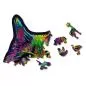 Mobile Preview: Colorful Puzzle "Rainbow Cat" made of Wood – 140 parts, 20 shapes