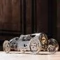 Preview: Silberpfeil – Historischer Rennwagen mit Federantrieb als Bausatz aus Metall