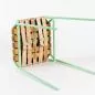 Preview: Design Stool with Artfully Folded Tree Bark Seat