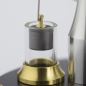 Preview: "Kaffee-Motor" in Stirling-Technik mit schwarzem Sockel