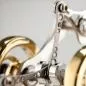 Preview: Filigranes Stirling-Motor-Modell mit Doppelarm