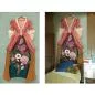 Mobile Preview: Großformatiger Tapeten-Kunstdruck als Wandschmuck am Bett