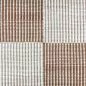 Mobile Preview: Beige version: Handwoven cork, cotton and wool rug Square | Kunstbaron