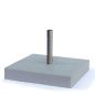 Preview: Concrete Base for Birdhouses with Stand Pole (Two Colors)