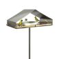 Preview: Bird Feeder / Bird Bath with Saddle Roof made of Stainless Steel