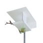 Preview: White Architectural Birdfeeder made in one piece (two sizes)