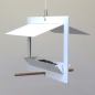 Preview: Folded Bird Feeding Station made of Steel in A3 Size