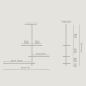 Preview: Stilvolles Wandregal mit Echtholzfurnier – Modell 5 (hängend)