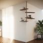 Preview: Design Wall Shelf with Real Wood Veneer for Corner Installation – Model 9 (hanging)