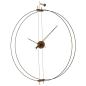 Preview: Iconic Double Ring Design Wall Clock "Barcelona" Ø 90 cm