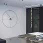 Preview: Large Modern Design Wall Clock "Bilbao" with Walnut Hands Ø 105 cm