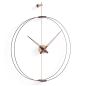 Preview: Iconic Double Ring Design Wall Clock "Mini Barcelona" Ø 66 cm