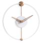 Preview: Small Design Wall Clock "Nano" with Double Ring Ø 28 cm