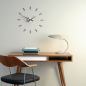 Preview: Minimal Wall Clock without Dial, made of Walnut Wood Ø 50 cm