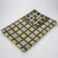 Mobile Preview: Grünes Muster: Full Squircle - Englische Decke aus 100 % Merino-Lammwolle | Kunstbaron