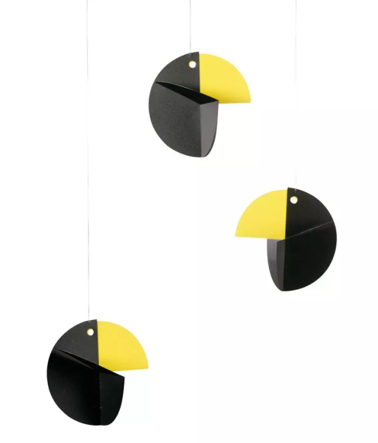 Black version: Talking Tree - Mobile for babies and children by Flensted | Kunstbaron