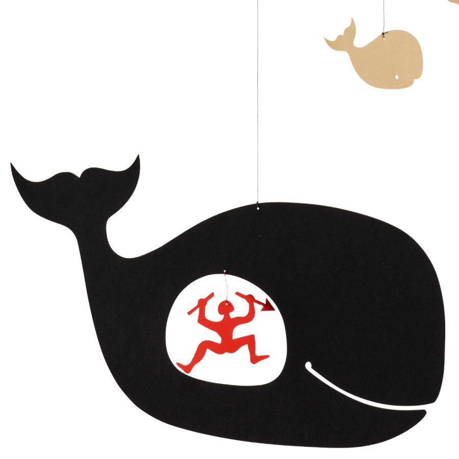 Dänisches Kinder-Mobile "Jona und der Wal"
