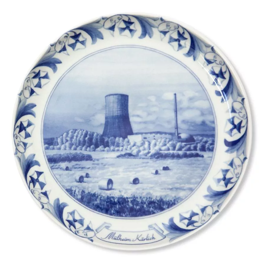 Nuclear Plate Mülheim-Kärlich (porcelain)