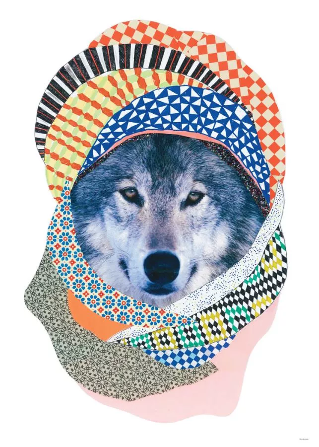 Poster Moroccan Wolf | Kunstbaron