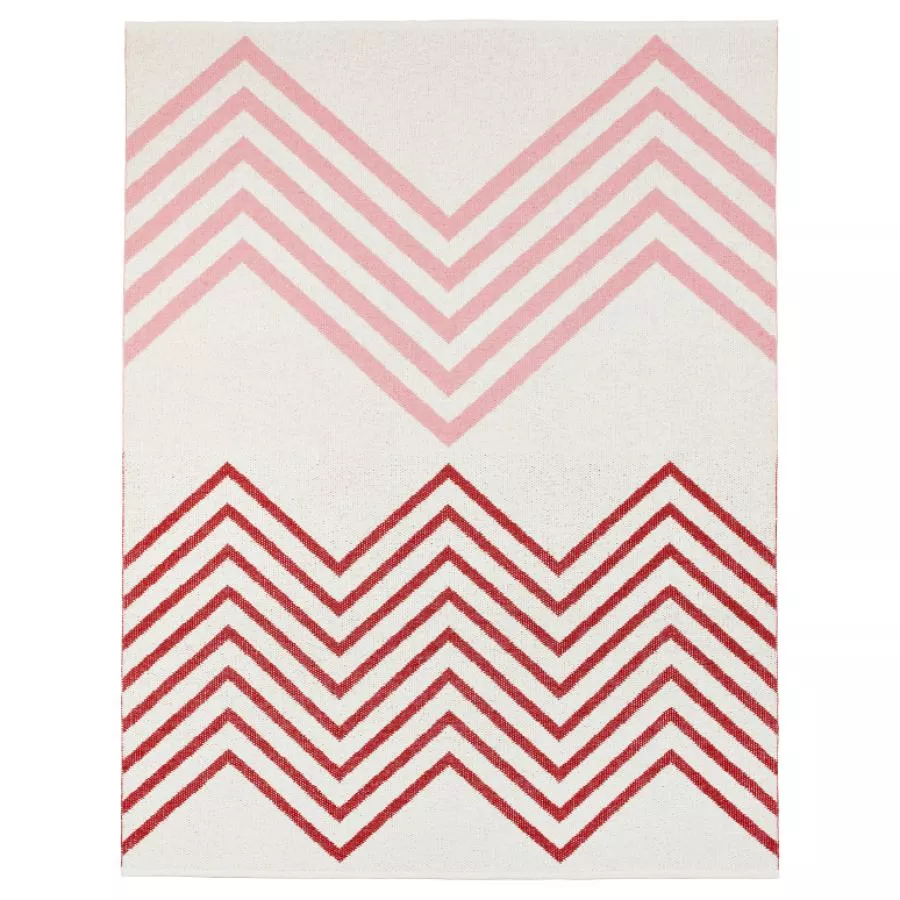 Swedish plastic design rug „Sapmi“ (Rot) | Kunstbaron