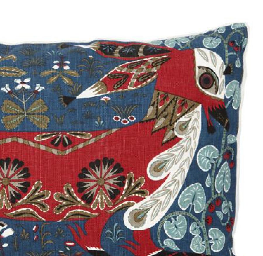 Exclusive Cushion Sleeve with Fox on Linen & Cotton