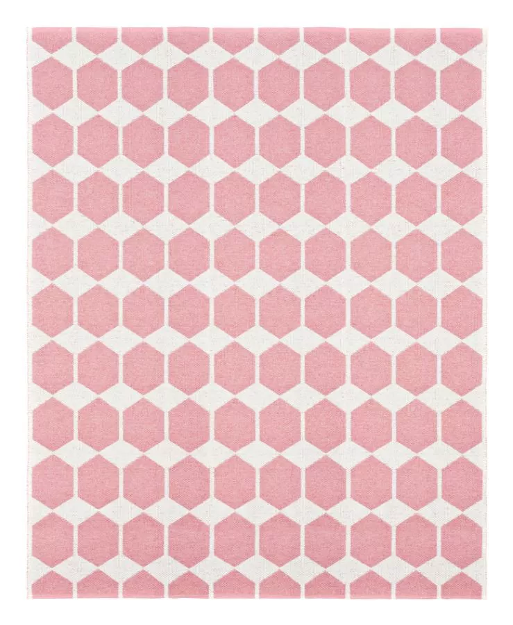 Indoor & Outdoor Plastic Rug „Anna“ (Pink) | Kunstbaron