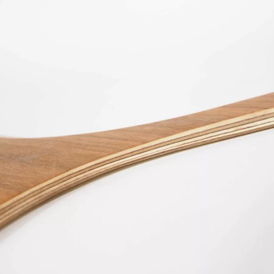 Handcrafted Triple-Wing Boomerang "Apple" made of European Woods (flies 15 m)