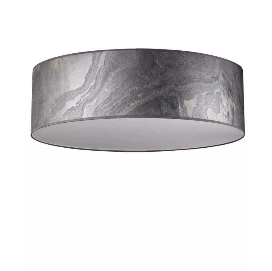 Design Ceiling Lamp with Shade made of Stone Veneer Ø 55 cm