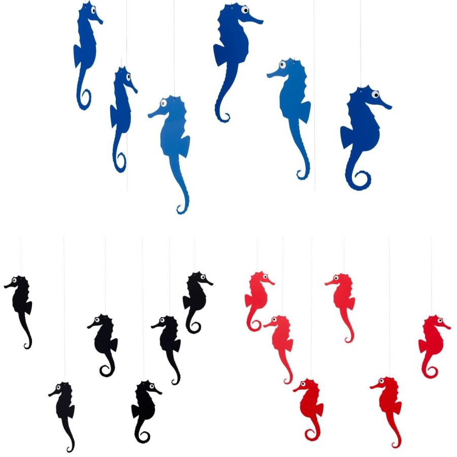 Mobile "Sea Horse" in Three Colors for Babies and Children