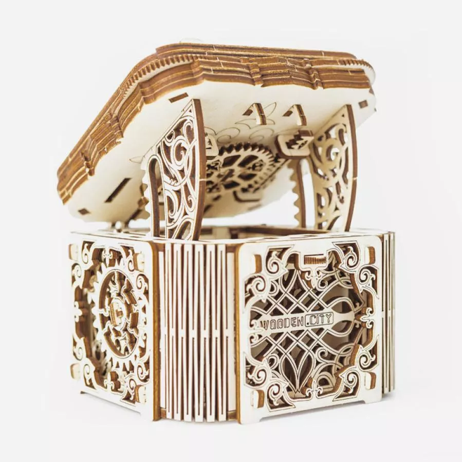 Secret Box – Wooden Kit with Locking Mechanism