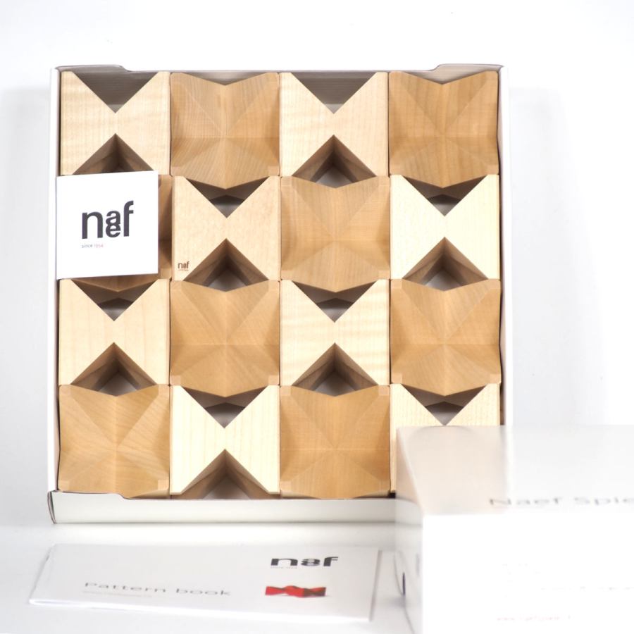 Naef-Spiel (Natural) – The Original Construction Game by Kurt Naef, made of Wood