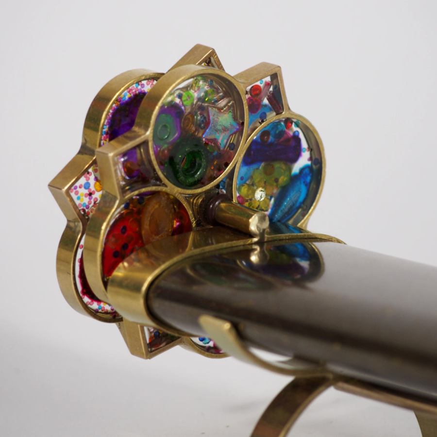 Ellipse – Elliptical Brass Kaleidoscope with Two Lenses