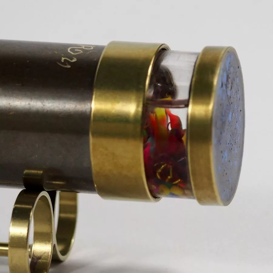 Liquid R – Handmade Brass Kaleidoscope with Oil Chamber