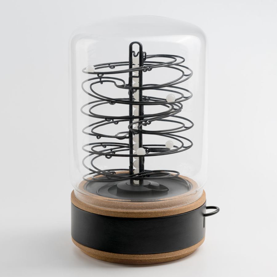 Mechanical Marble Run made of Stainless Steel with Glass Dome