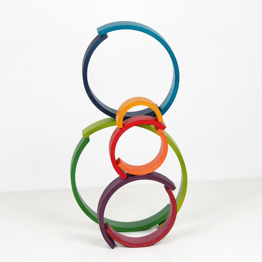 Rainbow – Original Wooden Toy by Naef for Multiple Uses