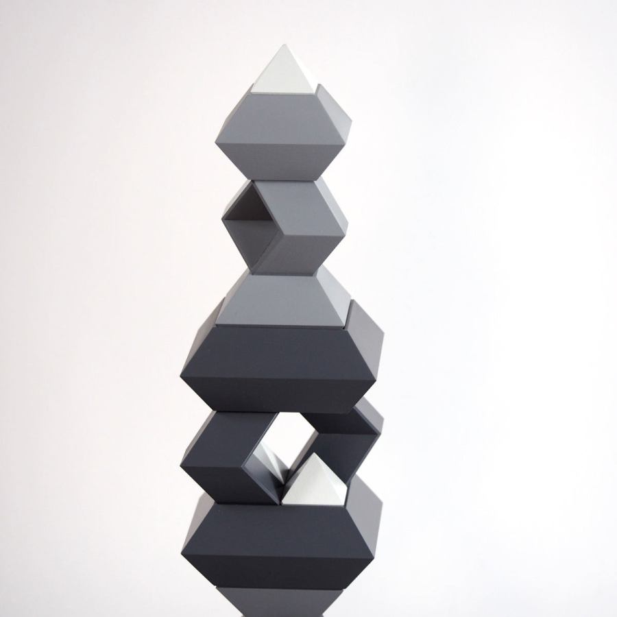 Diamant (Grau) – Originales Naef-Spiel für kreative Konstruktionen