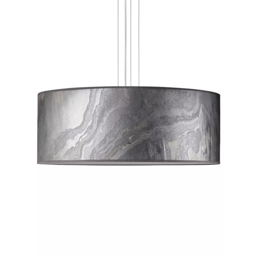 Design Pendant Lamp with Shade made of Stone Veneer Ø 35 cm
