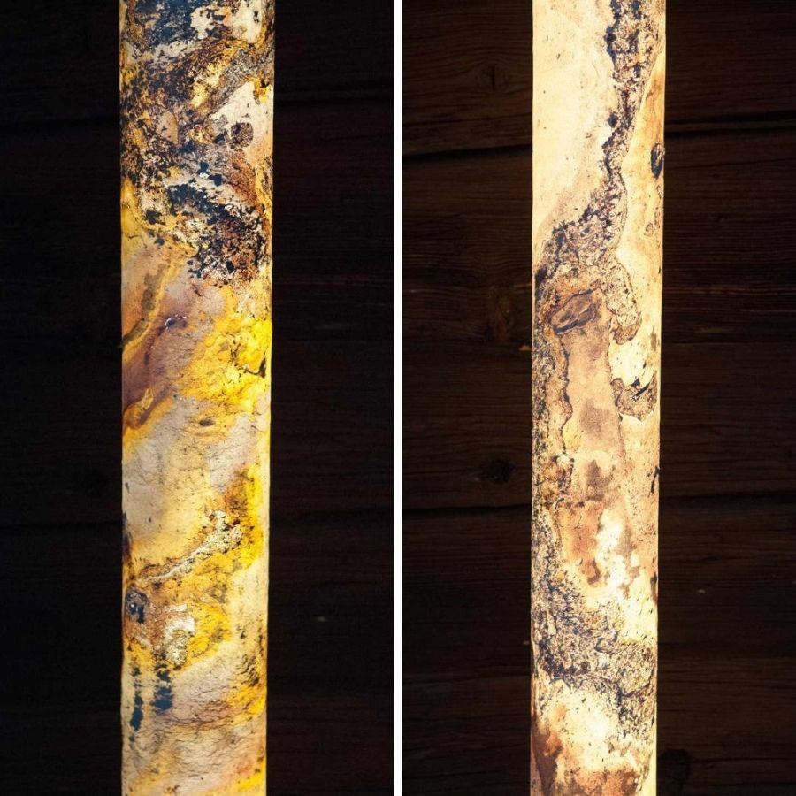 Floor light – Autumn (left), Pearl