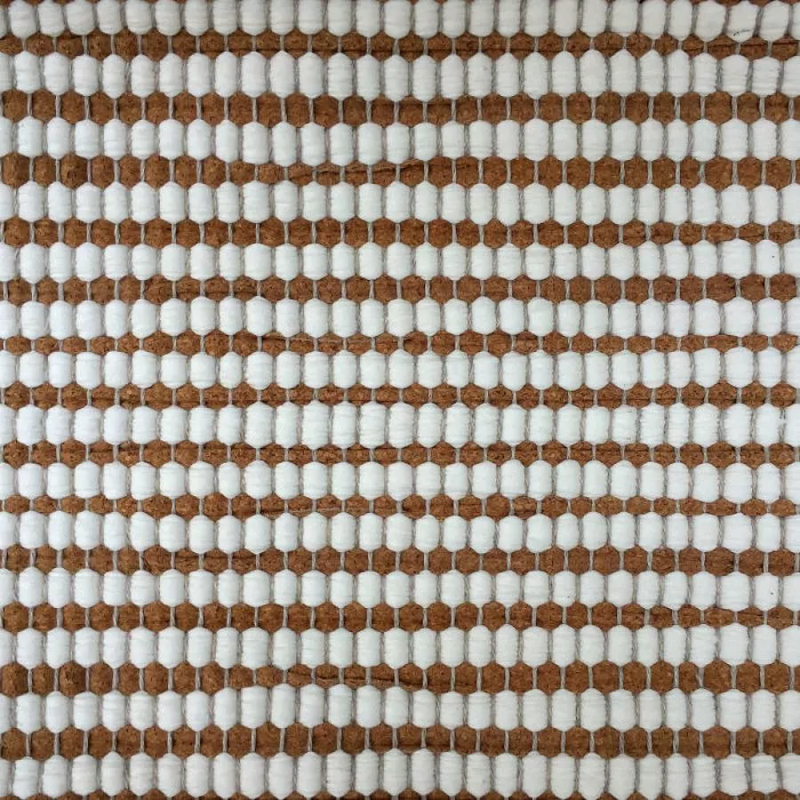 Handwoven cork and wool rug Cairo | Kunstbaron