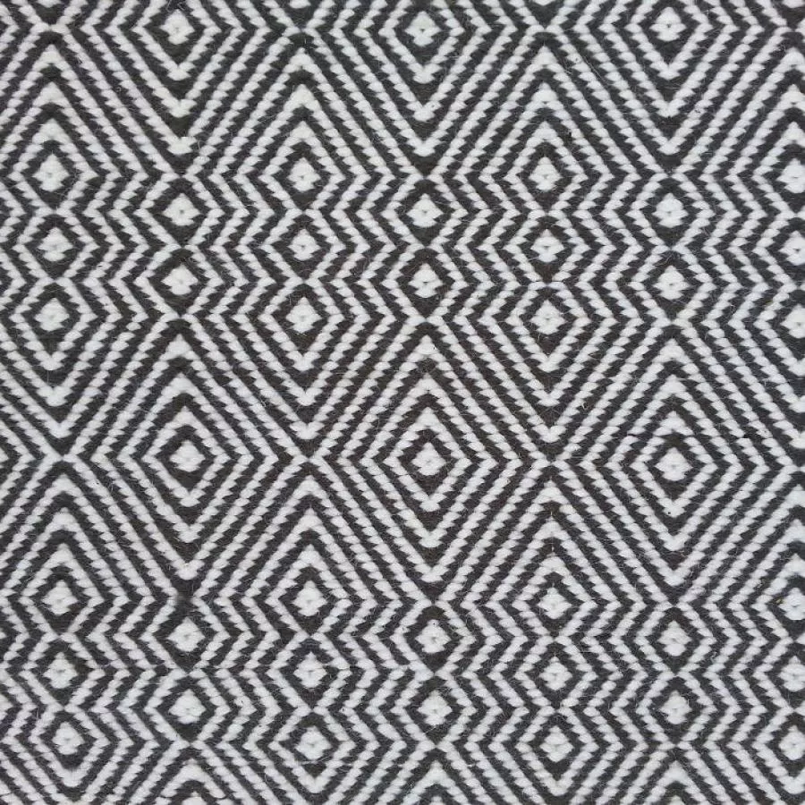 Handgewebter Teppich Cairo aus Kork und Wolle | Kunstbaron
