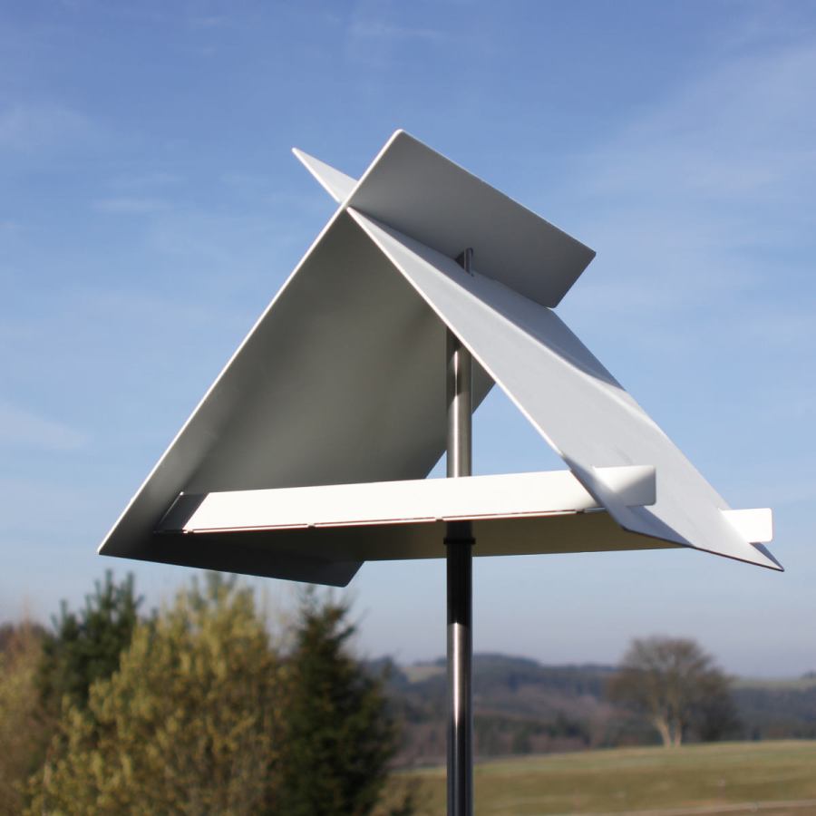 Large Birdhouse made of Stainless Metal