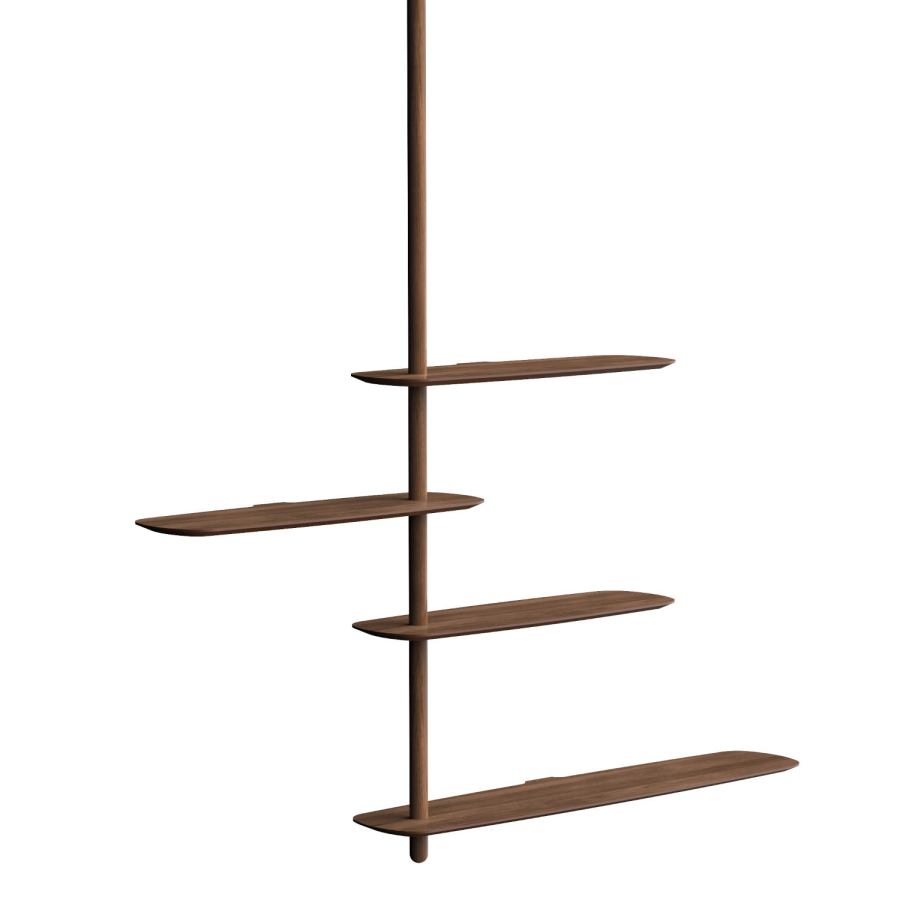 Design Wall Shelf with Real Wood Veneer – Model 6 (hanging)