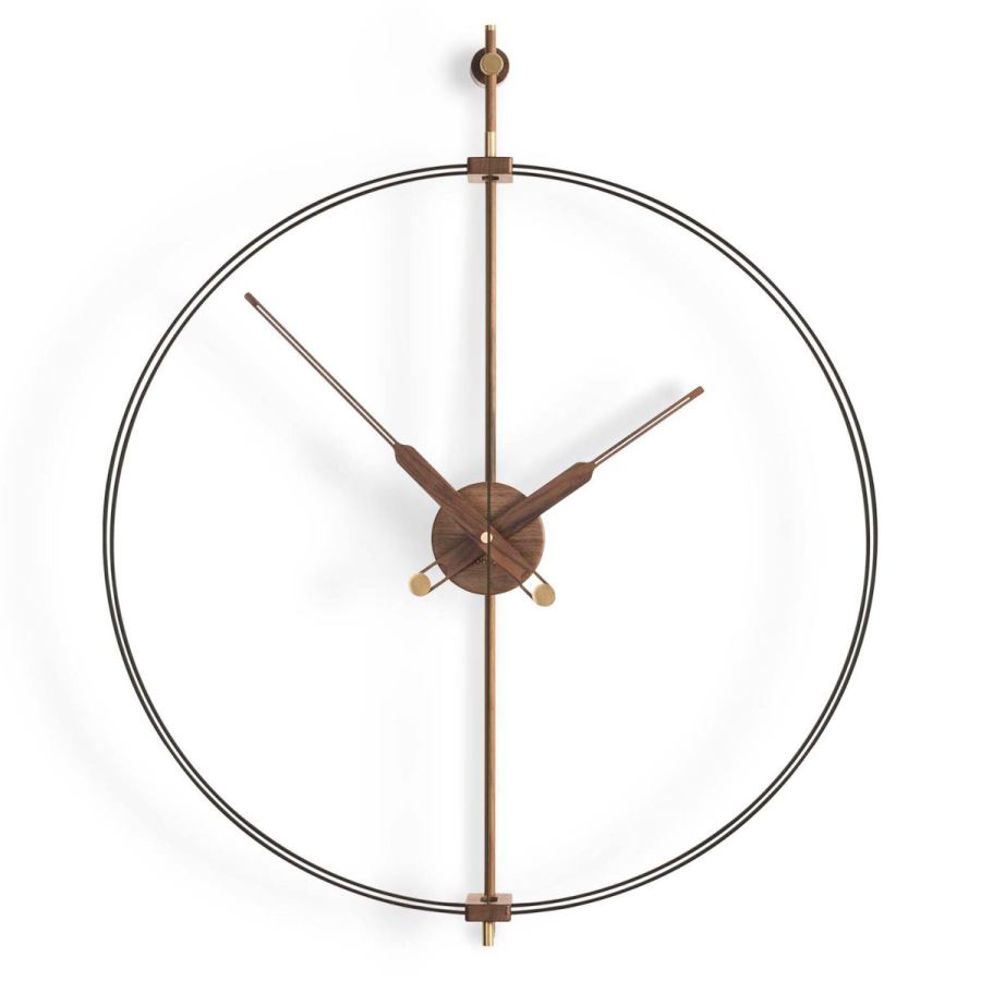Iconic Double Ring Design Wall Clock "Mini Barcelona Premium" Ø 66 cm