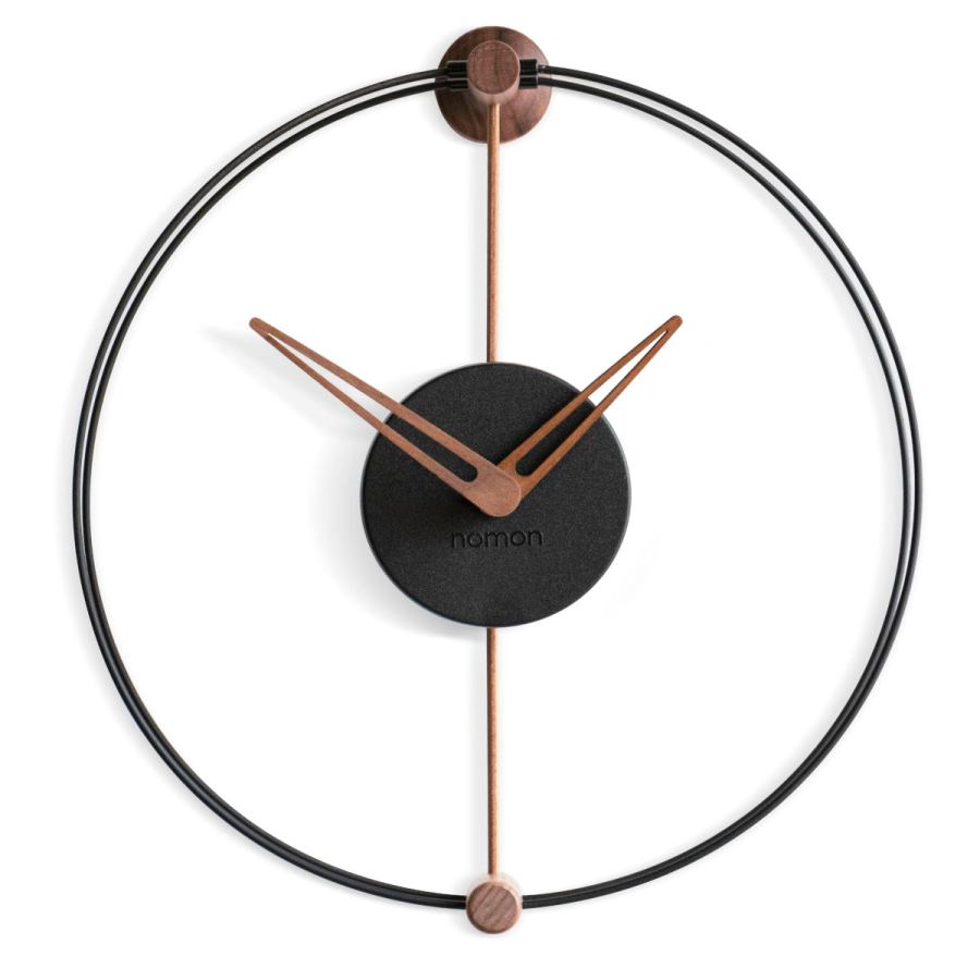Small Design Wall Clock "Nano" with Double Ring Ø 28 cm
