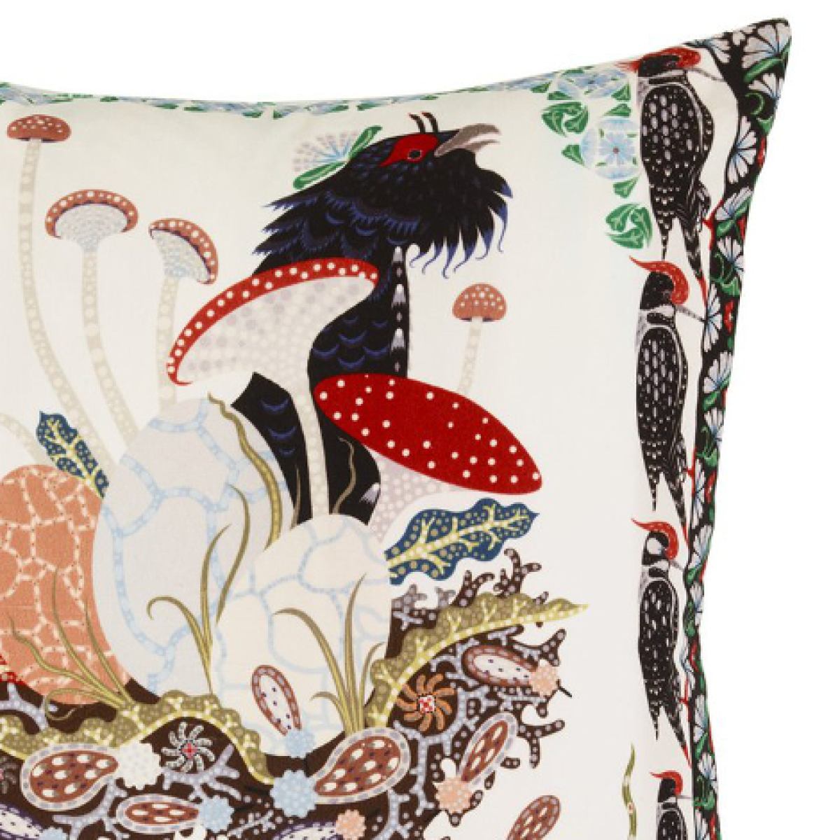 Cushion Sleeve „Woodpecker“ made of Velvet