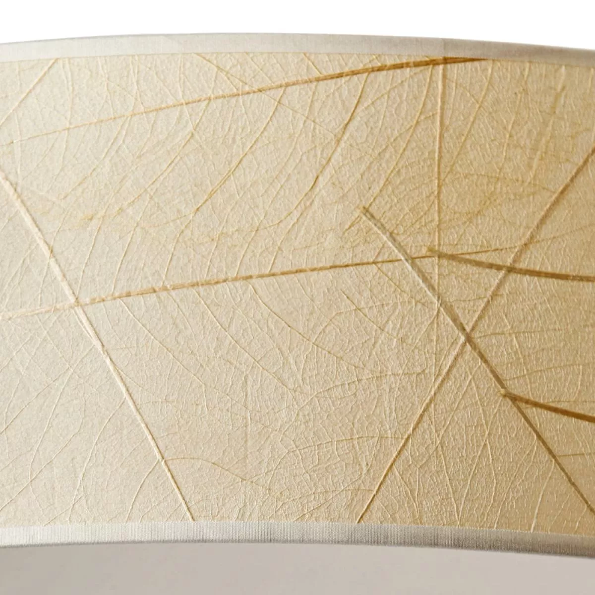 Design-Deckenleuchte mit Zylinderschirm aus Pflanzenblättern Ø 55 cm