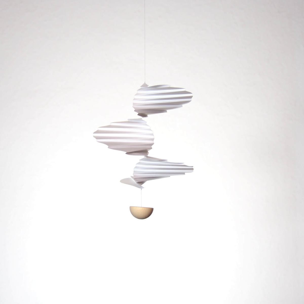 Stairs-like Folded Art Mobile "Airflow" (Three Sizes)
